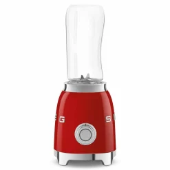 tehosekoitin kahdella 600 ml pullolla, PBF01RDEU punain*Smeg Outlet