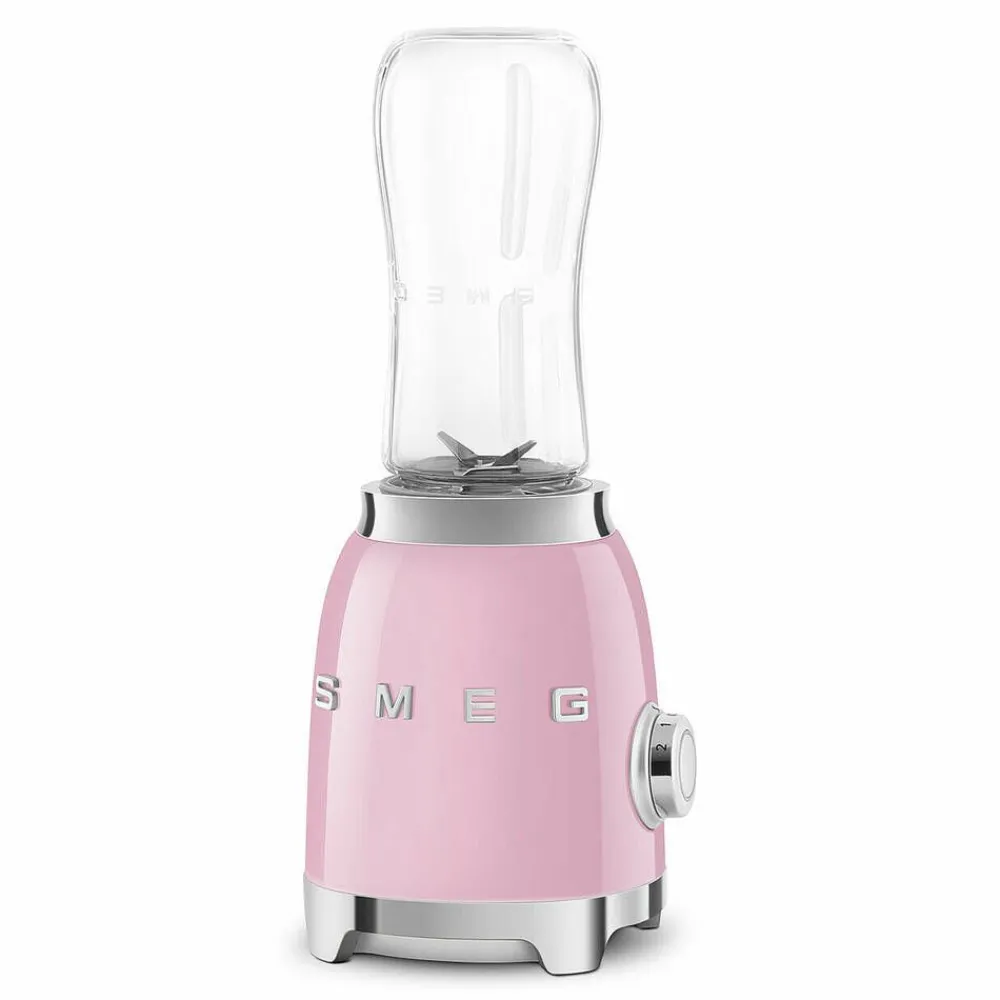 Discount Smeg tehosekoitin kahdella 600 ml pullolla, PBF01PKEU pinkki