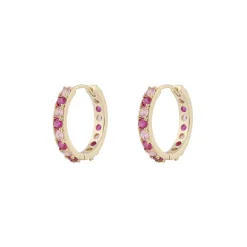 Outlet Snu00f6 of Sweden Snö of Sweden korvakoru Ellie, kulta/mix fuksia