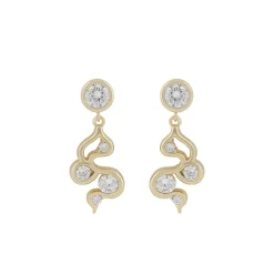 Snö of Sweden korvakoru Malibu, kulta/kirkas*Snu00f6 of Sweden Best