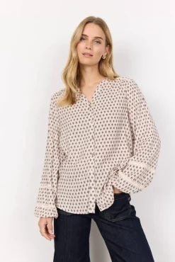 Outlet Soyaconcept pusero Pakiza 2 6330 Beige / Sininen