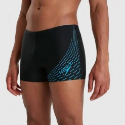 Outlet Speedo uimahousut Medley Logo Aquashort G814 Black/Pool