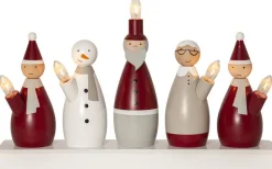 Clearance Star Trading 5-haarainen kynttelikkö Tomtefamilj