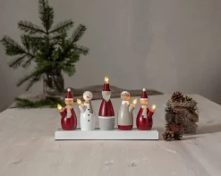 Clearance Star Trading 5-haarainen kynttelikkö Tomtefamilj