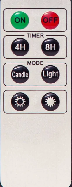 Hot Star Trading kuusenkynttiläsarja Flamme johdoton 10 kpl