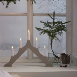 Hot Star Trading kynttelikkö Alma 5 l  beige