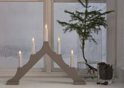 Hot Star Trading kynttelikkö Alma 5 l  beige