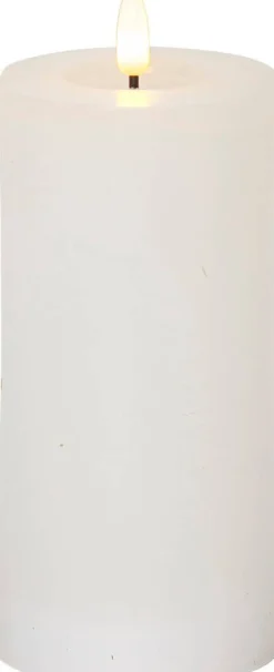 LED-kynttilä Flamme Flow 17,5 cm valkoinen*Star Trading Online