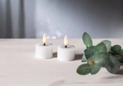 LED-kynttilä Flamme Flow 4 cm valkoinen 2 kpl*Star Trading Discount