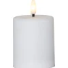 Star Trading LED-kynttilä Flamme Paula 10 cm valkoinen