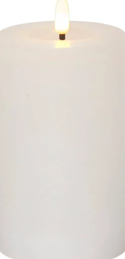 Discount Star Trading LED-kynttilä Flamme Flow 15 cm valkoinen