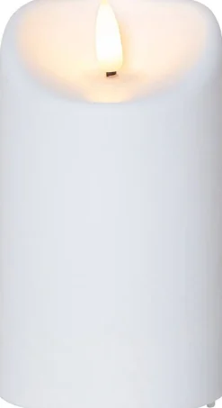 Star Trading LED-kynttilä Flamme 13 cm IP44 valkoinen