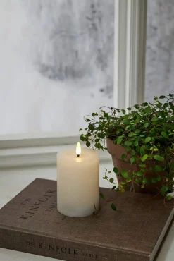 Outlet Star Trading LED-kynttilä Flamme Flow 12,5 cm valkoinen