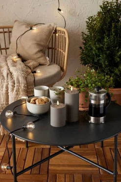 LED-kynttilä Flamme Soft 12,5 cm ruskea*Star Trading Outlet