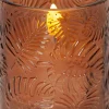 LED-kynttilä Flamme Leaf 10 cm ruskea*Star Trading Clearance
