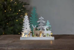 Clearance Star Trading pöytäkoriste Reinbek 30 cm valkoinen