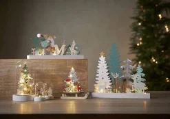 Clearance Star Trading pöytäkoriste Reinbek 30 cm valkoinen