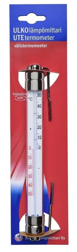 Suomen Lämpömittari ulkolämpömittari metallipäät 511*Suomen Lu00e4mpu00f6mittari Clearance