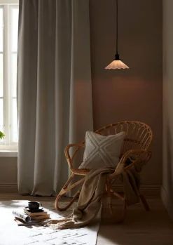 Clearance Svanefors verho Colin 270x280 cm beige