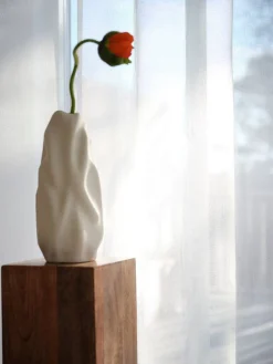 Clearance Svanefors verho Rimy 280x300 cm l.valkoinen