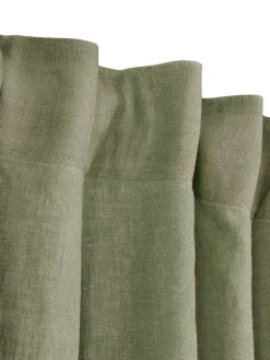 Outlet Svanefors verhot Julie 145x280 cm sammaleenvihreä 2 kpl