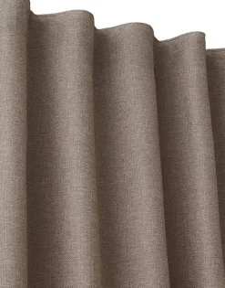 verhot Olle 140x280 cm nougat 2 kpl*Svanefors Discount