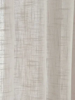 Outlet Svanefors verhot Otila 125x250 cm beige 2 kpl