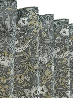 verhot Vilja 130x250 cm harmaa 2 kpl*Svanefors Clearance