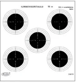 Tarkka Ilmakivääritaulu 19 14x14 cm 100 kpl* Online