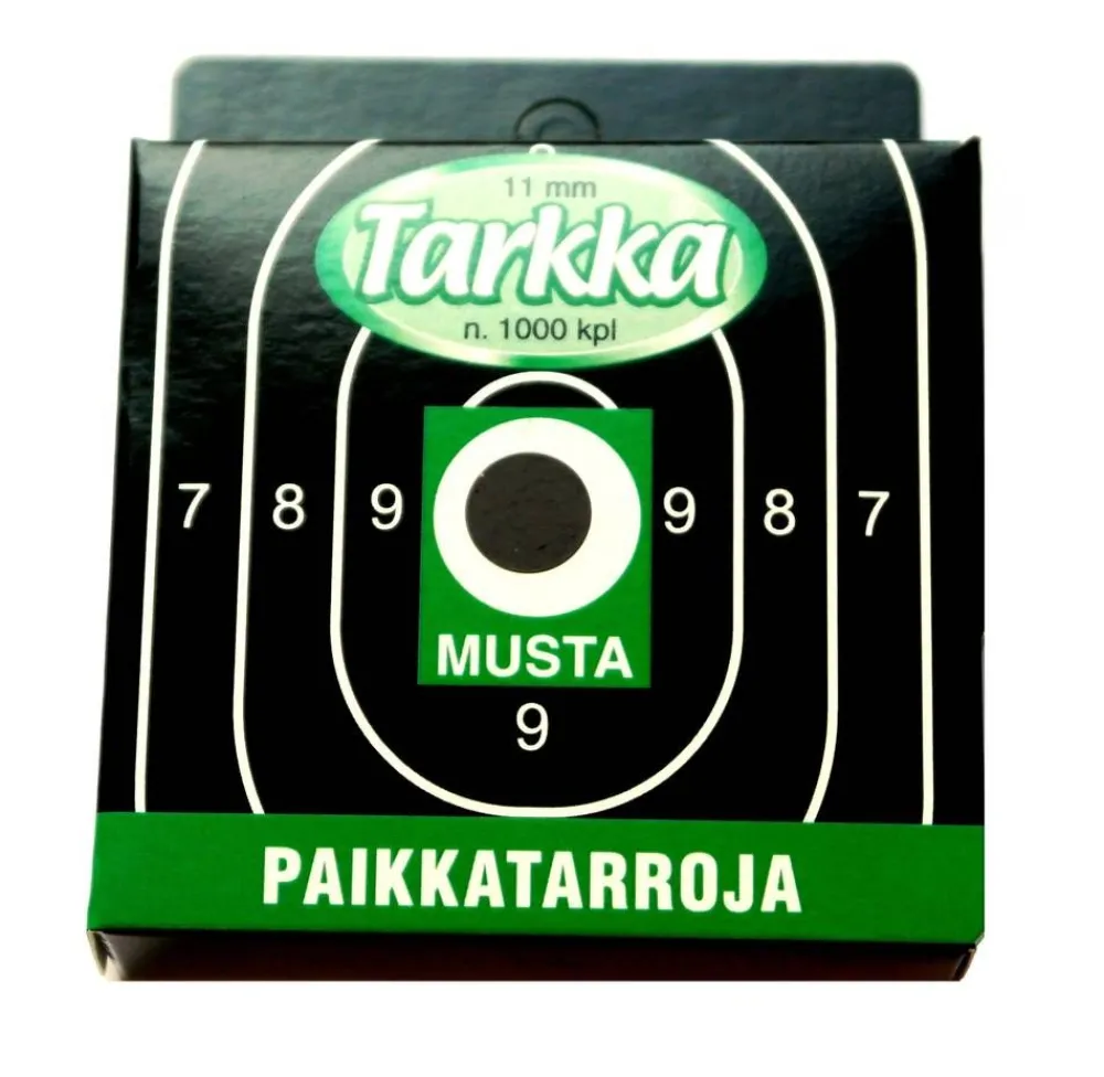 Discount Tarkka Paikkatarra 11 mm musta