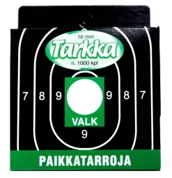 Tarkka Paikkatarra 16 mm valkoinen* Outlet