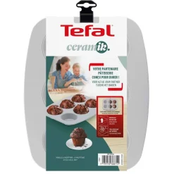 Tefal muffinivuoka 6 kuppia Ceramik 27,5x22,5 cm