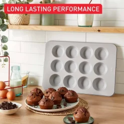 muffinivuoka 12 kuppia Ceramik 39x27,5 cm*Tefal Best