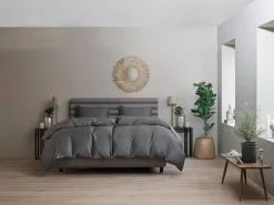 New TEMPUR pussilakana Silky Bamboo 150x210 cm anthracite