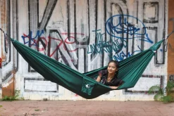 Discount Ticket to the moon riippumatto Hammock Compact Forest Green