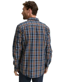 Outlet Tom Tailor paita 1047324 38477 Navy blue shades check