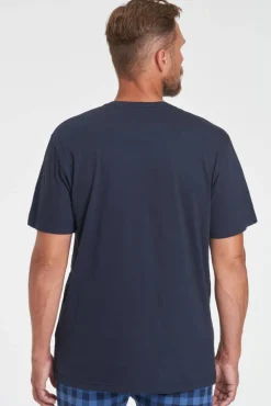 Sale Tom Tailor pyjamapaita 071040-5609 0630 Blue-dark-solid