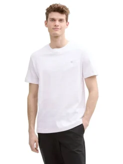 New Tom Tailor t-paita 1045694 37409 Hazy rose tonal fine stripe