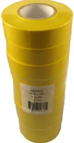 Discount Toronto sukkateippi värillinen 10 kpl tuubi keltainen