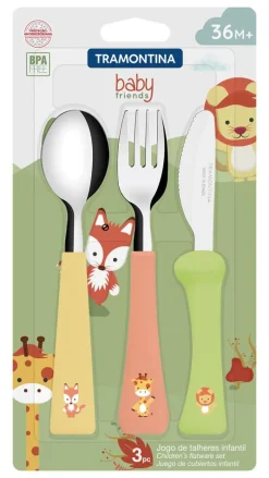 Online Tramontina aterinsetti Baby Friends 3 kpl