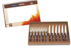New Tramontina pihviaterimet Churrasco 12 os. polywood