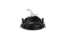 alasvalo Kenai GU10 9 cm mattamusta pyöreä*Trio Lighting New