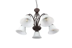 Online Trio Lighting kattokruunu Rustica 5-os E27 rustiikki
