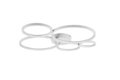 Discount Trio Lighting kattovalaisin Rondo LED 5-os mattavalkoinen