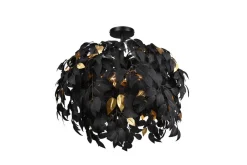 kattovalaisin Leavy 70 cm 3xE14 mattamusta*Trio Lighting Clearance