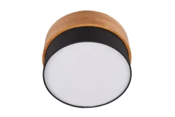 Trio Lighting kattovalaisin Seasons 30 cm E14 musta/puu