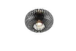 Discount Trio Lighting kattovalaisin Johann 30 cm E27 mattamusta