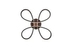 Clearance Trio Lighting kattovalaisin Fly LED 40 cm mattamusta