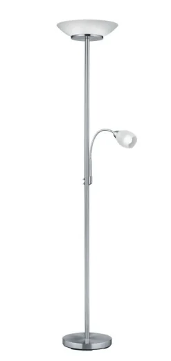 Sale Trio Lighting lattiavalaisin Gerry E27+E14 harjattu teräs