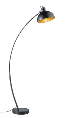 lattiavalaisin Recife E27 musta/kulta*Trio Lighting Online